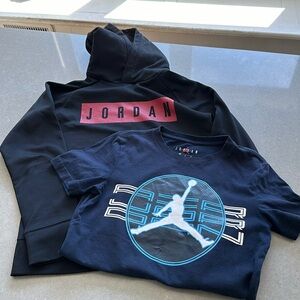 Air Jordan sweatshirt and t-shirt